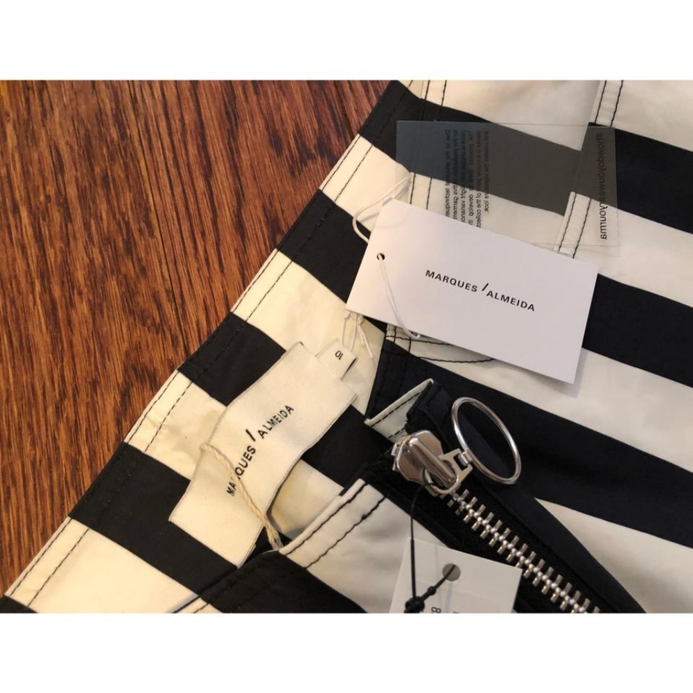 MARQUES’ ALMEIDA New 2017 Runway Striped Pants - Picture 8 of 8